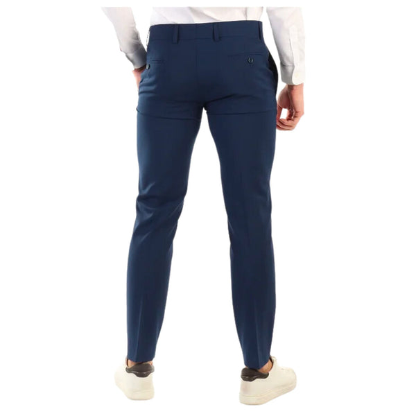 Pantaloni Uomo con elastico e coulisse Blu Daniele Alessandrini- Francavilla Moda